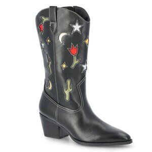 NEW No Boundaries Women's Novelty Western Boots - Size 6